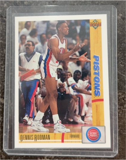 1991-92 Upper Deck #185 Dennis Rodman — front