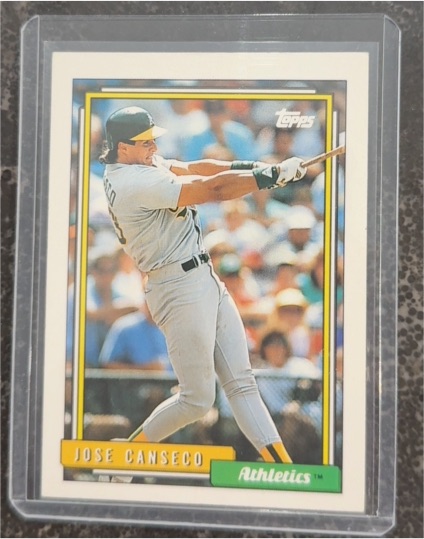 1992 Topps #100 Jose Canseco — front