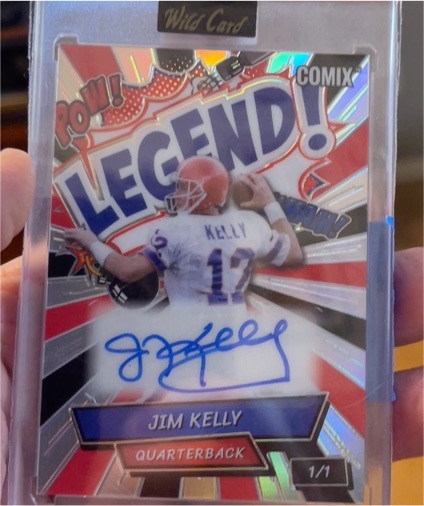 2025 Wild Card Comix #1 Jim Kelly — front