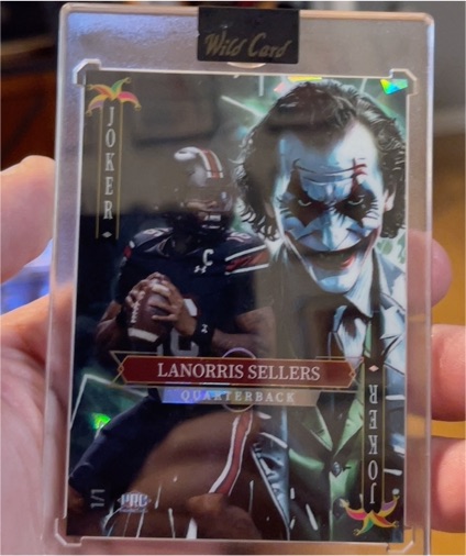 2024 Wild Card Jokers Wild LaNorris Sellers — front