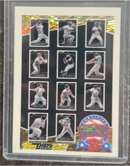 1993 Topps Black Gold Certified Winner Group D — front