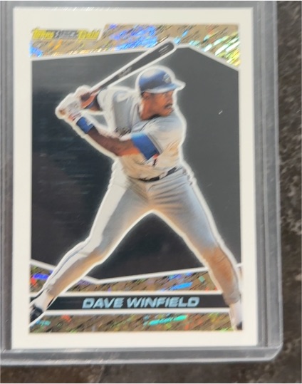 1993 Topps Black Gold #44 Dave Winfield — front