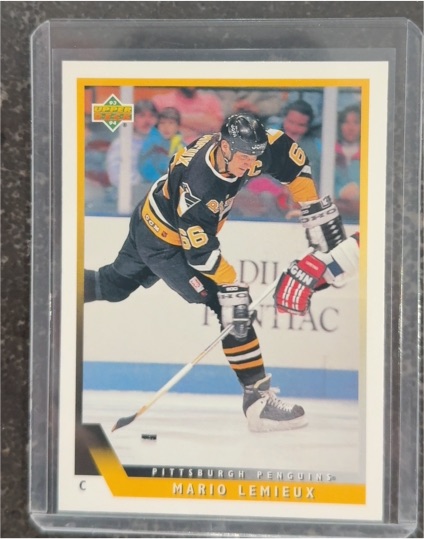 1993-94 Upper Deck #407 Mario Lemieux — front