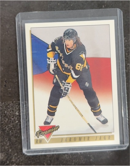 1993-94 Topps Premier #325 Jaromir Jagr Pittsburgh Penguins — front