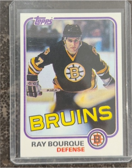 1981-82 Topps #5 Ray Bourque — front