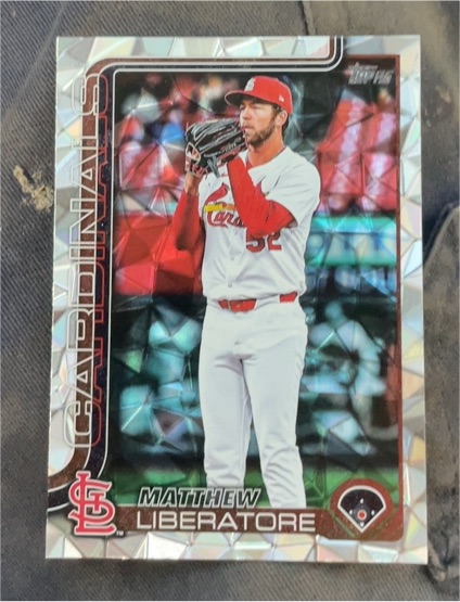 2025 Topps Update Series #US185 Matthew Liberatore — front