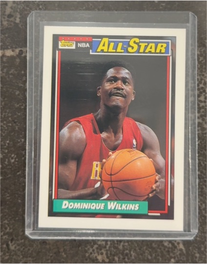 1992-93 Topps #125 Dominique Wilkins — front