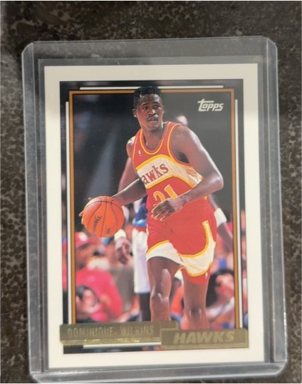 1992-93 Topps #35 Dominique Wilkins — front
