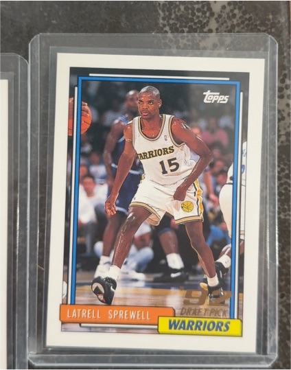 1992-93 Topps #392 Latrell Sprewell — front