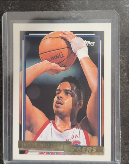 1992 Topps #134 Jayson Williams — front