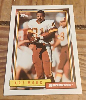 1992 Topps #345 Art Monk — front