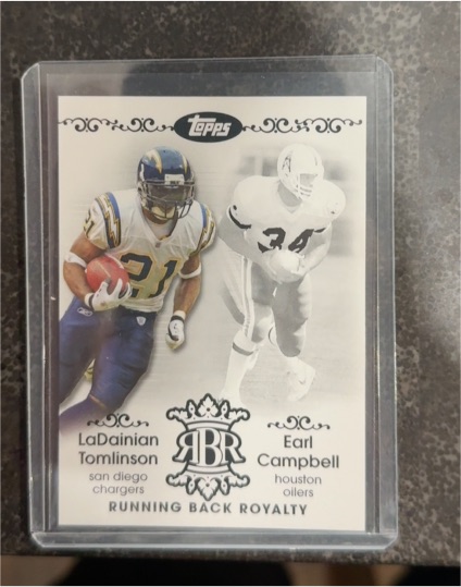 2007 Topps Running Back Royalty #RBR-TC LaDainian Tomlinson Earl Campbell — front