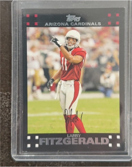 2007 Topps #114 Larry Fitzgerald — front