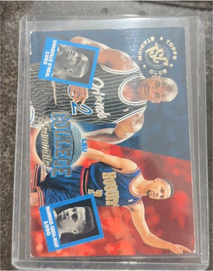 1994-95 Topps Stadium Club #102 Shaquille O'Neal / Mahmoud Abdul-Rauf — front