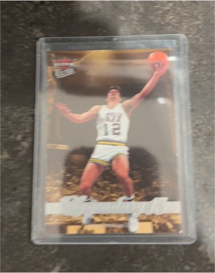 2007-08 Fleer Ultra Legendary #254 John Stockton — front