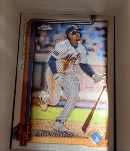 2025 Topps Chrome #170 Francisco Lindor — front