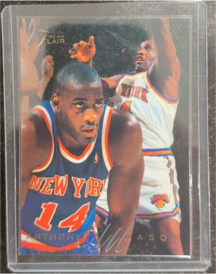 1995-96 Flair #90 Anthony Mason — front