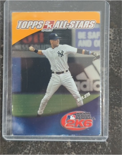 2006 Topps 2K Sports All-Stars #1 Derek Jeter — front
