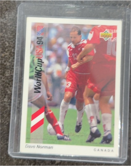 1993 Upper Deck World Cup 94 Preview English/Spanish #50 Dave Norman — front