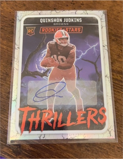 2025 Panini Rookies & Stars Thrillers #21 Quinshon Judkins — front