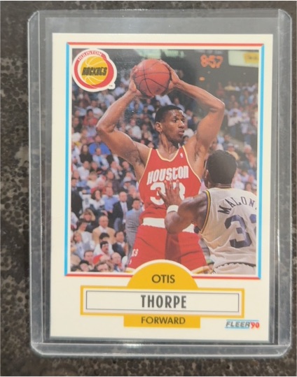 1990-91 Fleer #74 Otis Thorpe — front