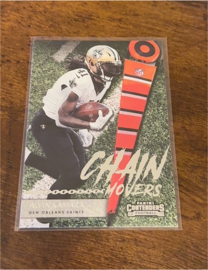2021 Panini Contenders #CM-AKA Alvin Kamara Chain Movers — front