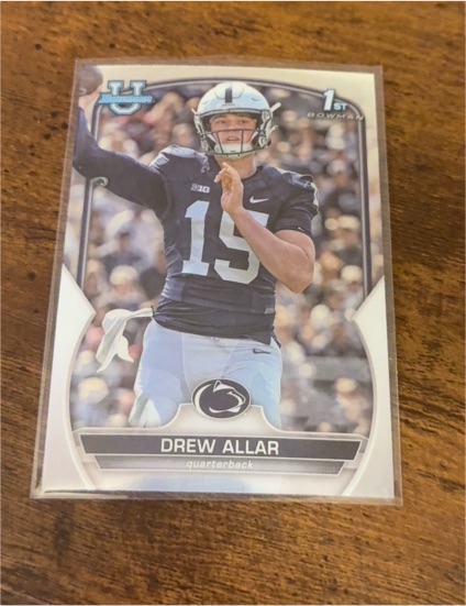 2022 Bowman University Chrome #59 Drew Allar — front