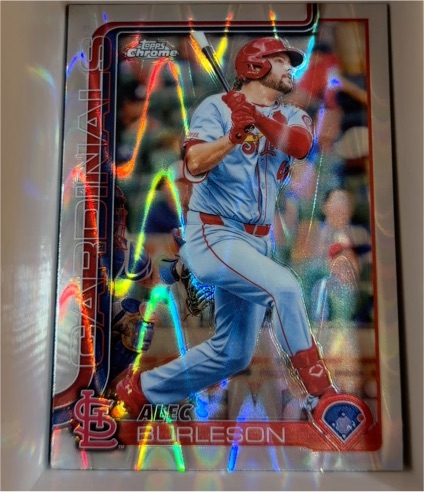 2025 Topps Chrome #281 Alec Burleson — front