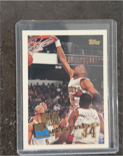 1995-96 Topps #190 Dikembe Mutombo — front