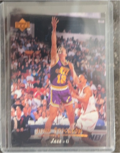 1995-96 Upper Deck #218 John Stockton — front