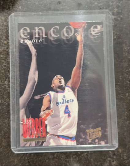 1995-96 Fleer Ultra Encore Chris Webber — front