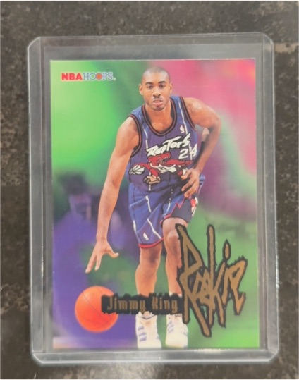 1995-96 NBA Hoops #285 Jimmy King RC — front