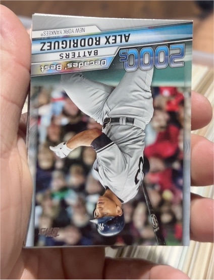 2000 Topps Decades Best #2000 Alex Rodriguez — front