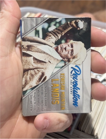 2019 Topps #REV-2 Kenesaw Mountain Landis Revolution of the Game — front