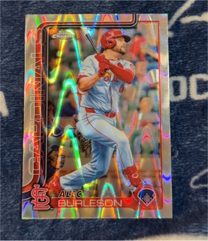 2025 Topps Chrome #281 Alec Burleson — front