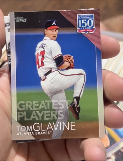2019 Topps 150 Years Greatest Players #150-56 Tom Glavine — front