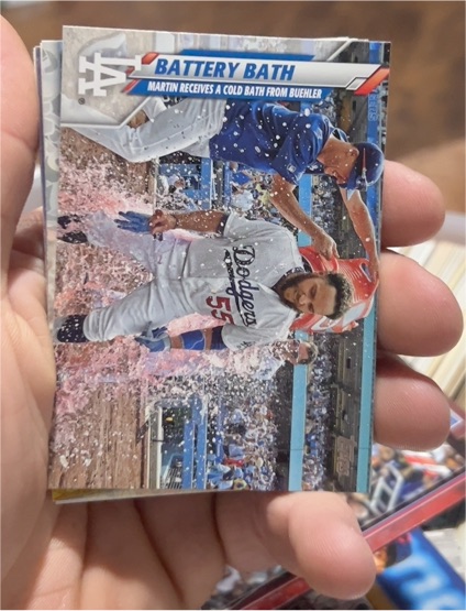 2020 Topps Update #U-284 Battery Bath (Walker Buehler / Russell Martin) — front