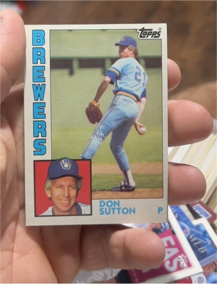 1984 Topps #35 Don Sutton — front
