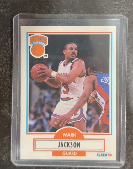 1990-91 Fleer #126 Mark Jackson — front