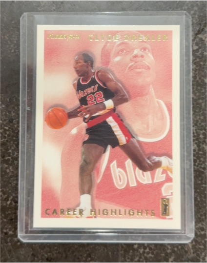 1993-94 Fleer #11 Clyde Drexler Career Highlights — front