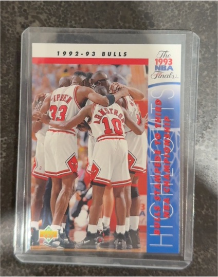 1992-93 Upper Deck #208 Chicago Bulls NBA Finals — front