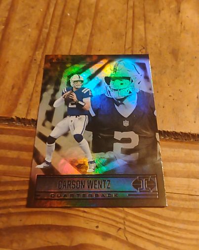 2021 Panini Illusions #8 Carson Wentz — front
