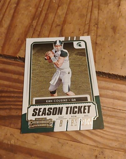 2021 Panini Contenders Draft Picks Season Ticket #13 Kirk Cousins — front
