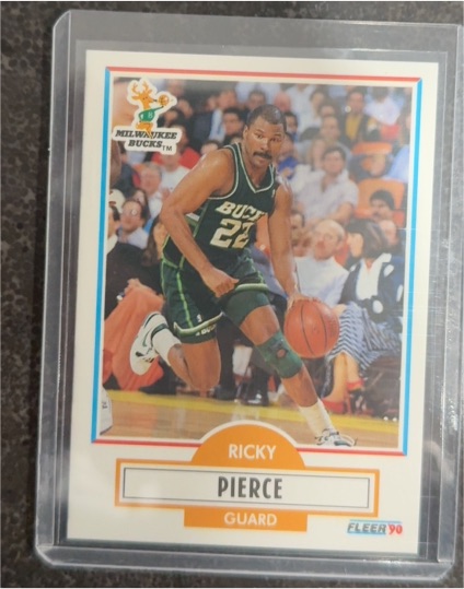 1990 Fleer #106 Ricky Pierce — front