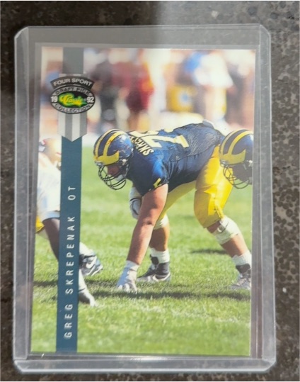 1992 Classic Four Sport #89 Greg Skrepenak — front