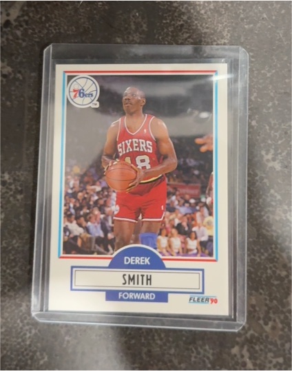 1990-91 Fleer #145 Derek Smith — front