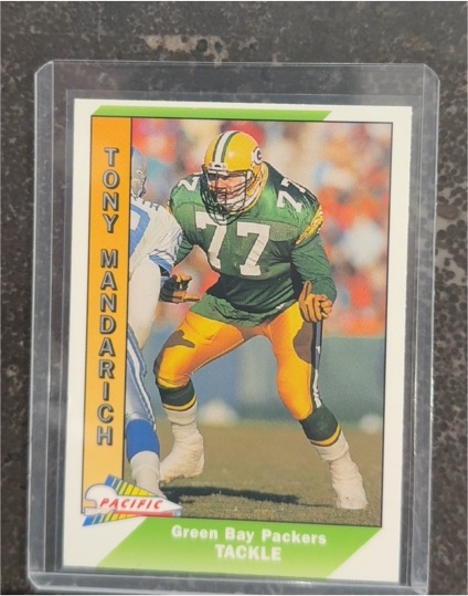 1991 Pacific Football #161 Tony Mandarich — front