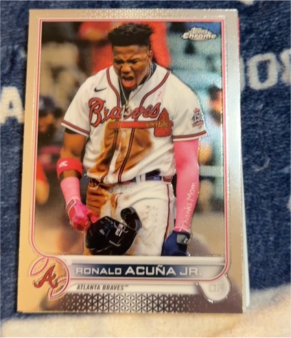 2022 Topps Chrome #165 Ronald Acuna Jr. — front