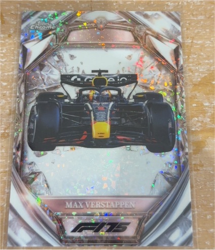 2025 Topps Chrome F1 Diamond Anniversary #D75-21 Max Verstappen — front