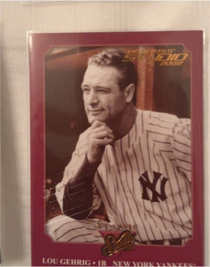 2002 Donruss Studio #510 Lou Gehrig — front